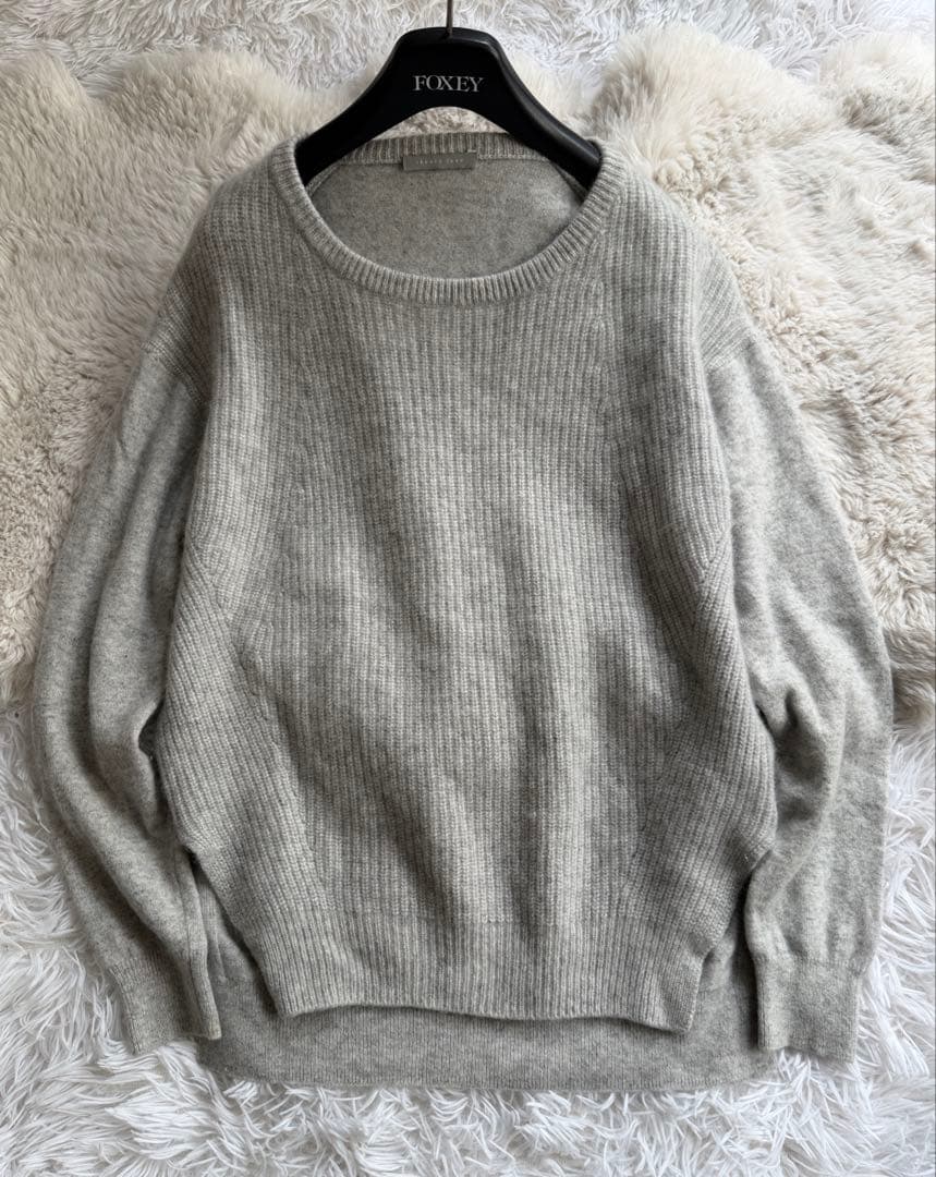 セオリーリュクス グレー カシミヤ100% ニットセーター - メルカリ