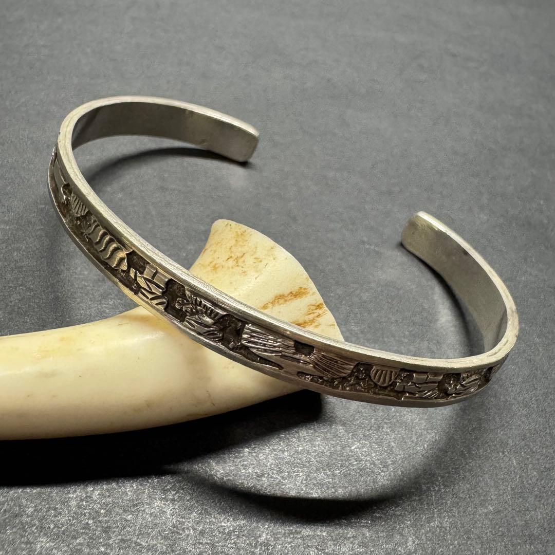 B刻印 オーバーレイ】ホピ族 バングル - メルカリ