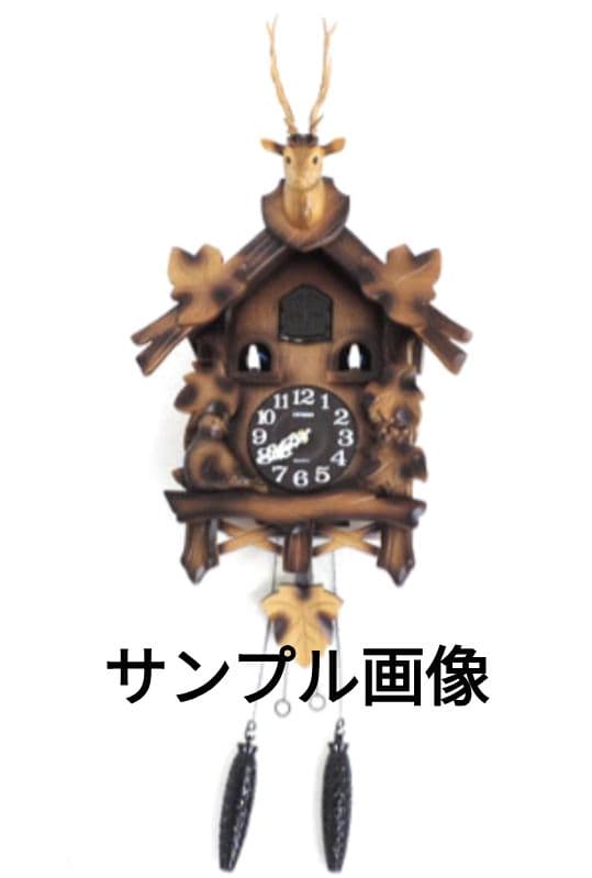 ハト時計　鳩時計　CITIZEN　シチズン　クォーツ　4MJ-3B　新品 シチズン ハト時計 鳩時計 からくり時計 時報 レトロ 4MJ731-0｜Yahoo