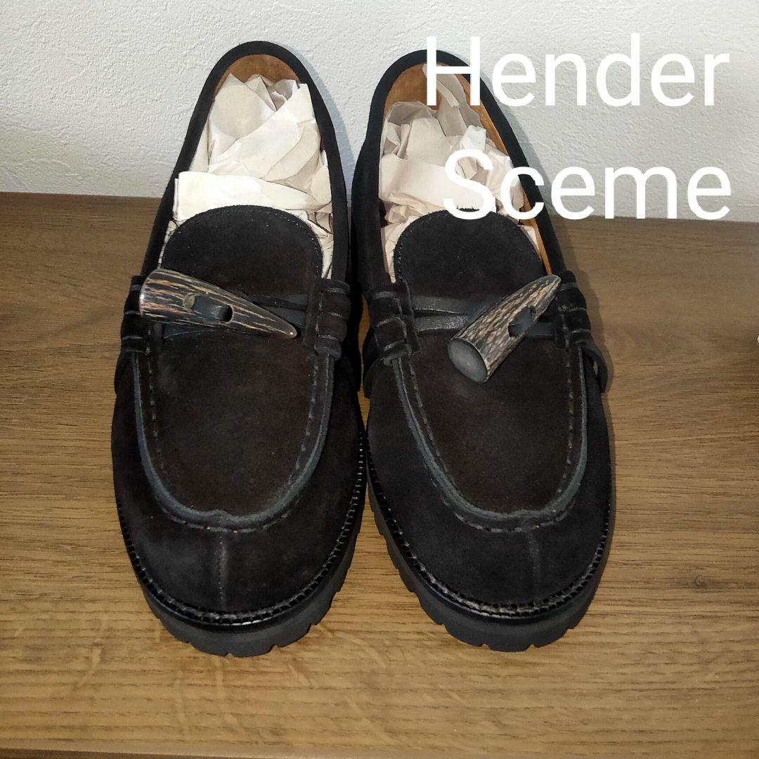HenderScheme horn loafer トグル ローファー ブラック HenderScheme horn loafer トグル ローファー ブラック - メルカリ