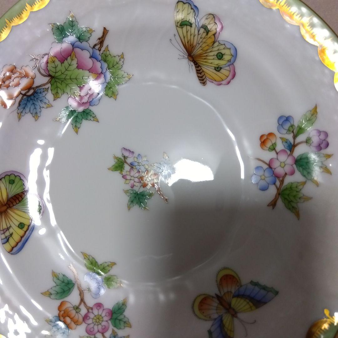 HEREND ヘレンド ヴィクトリアブーケ 18.7cm プレート 2枚　ペア