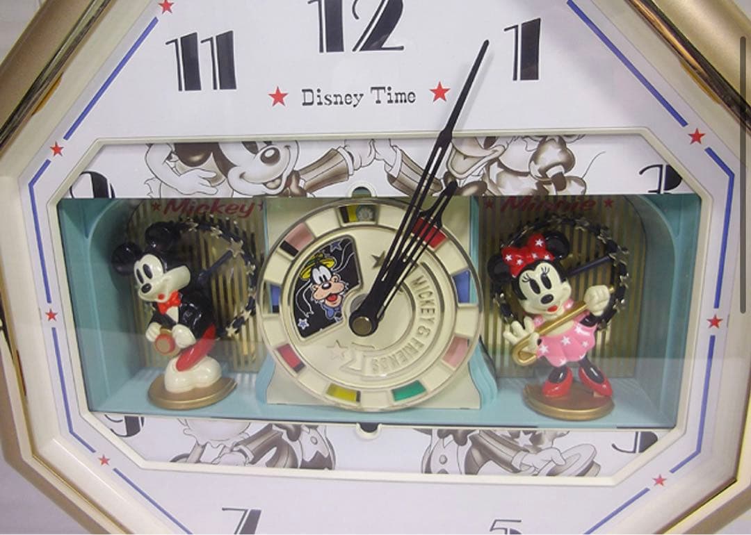 【希少品美品】SEIKO Disney セイコーディズニー からくり時計 SEIKO（セイコー） からくり時計 【Disney Time(ディズニータイム