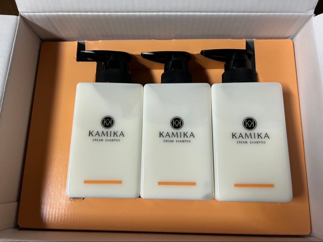 ル*ー様 KAMIKA クリームシャンプー 3本セット KAMIKA 公式 シャンプー カミカ 3本 クリームシャンプー 髪と頭皮を