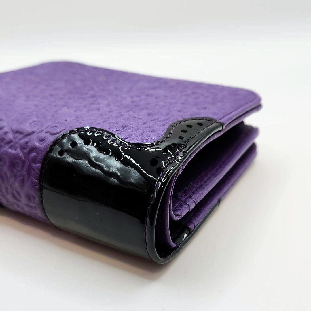 《未使用》ANNA SUI アナスイ 鬼滅の刃コラボ 胡蝶しのぶ 二つ折り財布