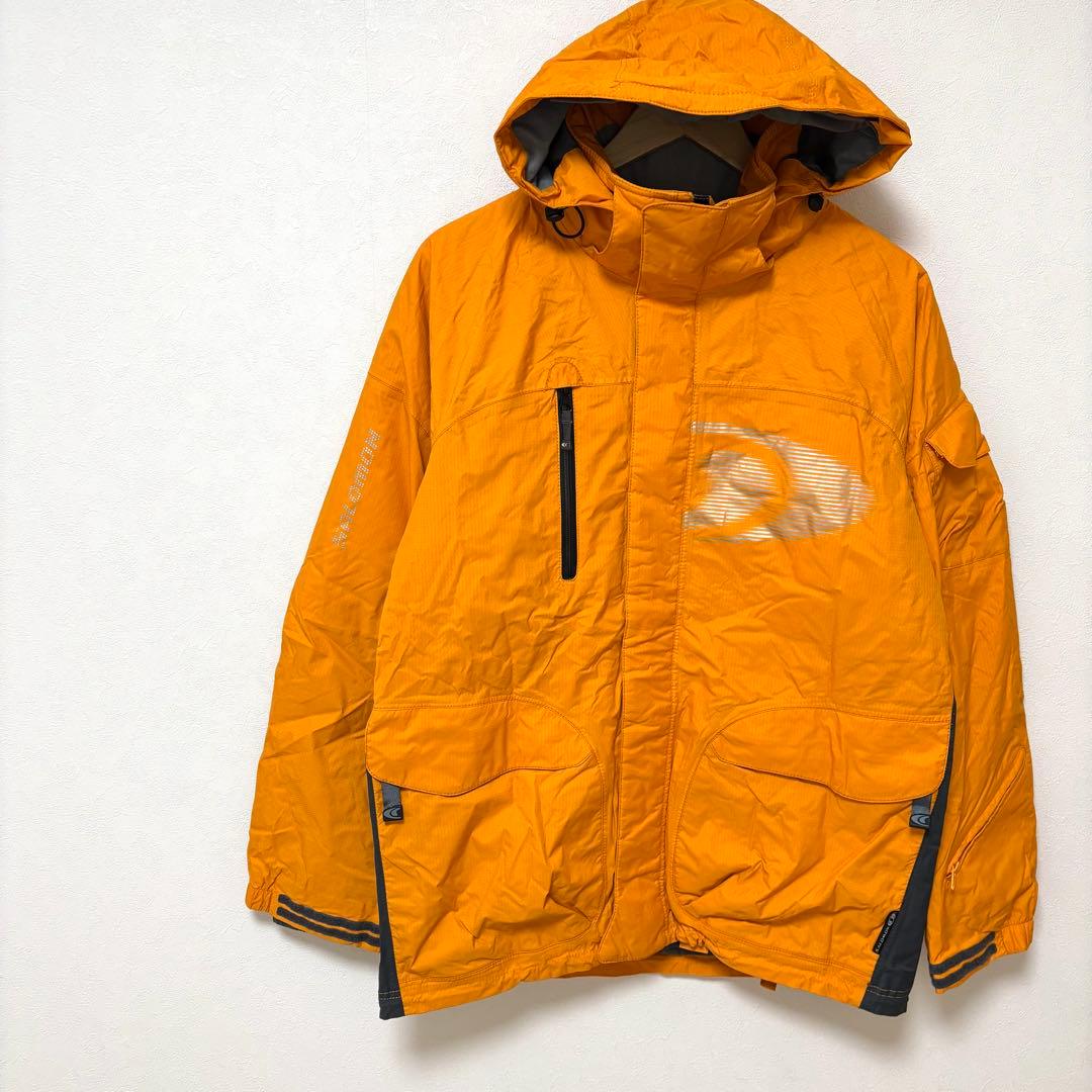 SALOMONサロモン】ナイロンスキージャケット オレンジ 旧ロゴ M～L