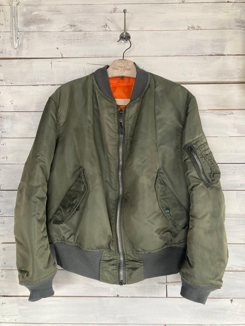 Alpha MA-1 90s USA製 IDEAL ZIP - メルカリ