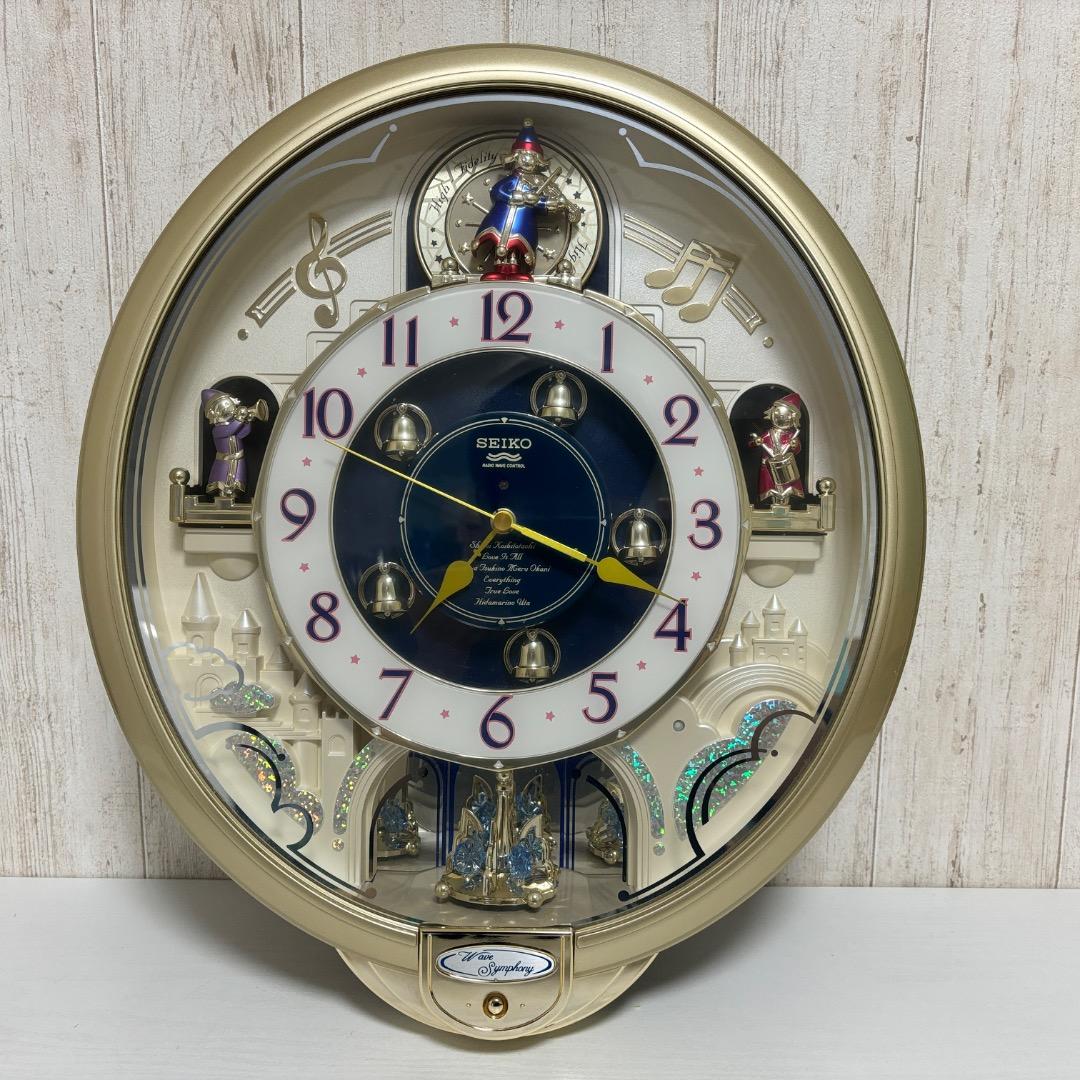 SEIKO セイコー》ウェーブシンフォニー 電波クロック からくり時計