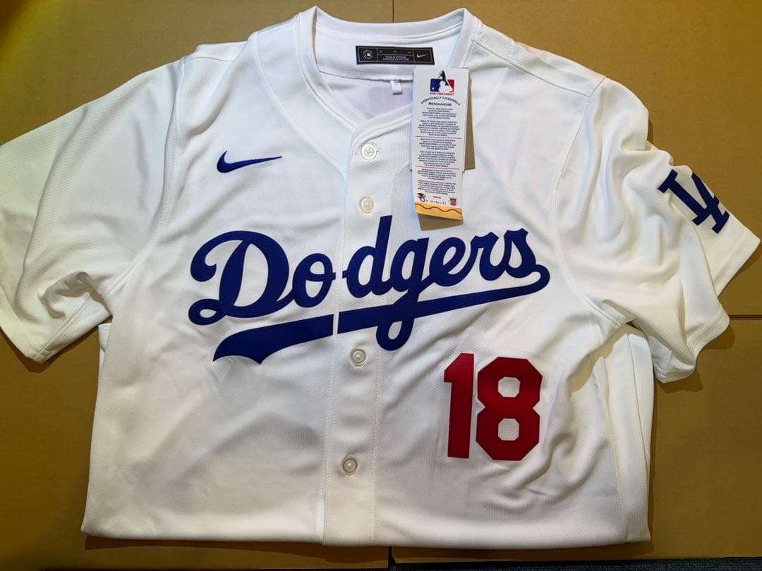 Dodgers ユニフォーム YAMAMOTO 18 Dodgers ユニフォーム YAMAMOTO 18