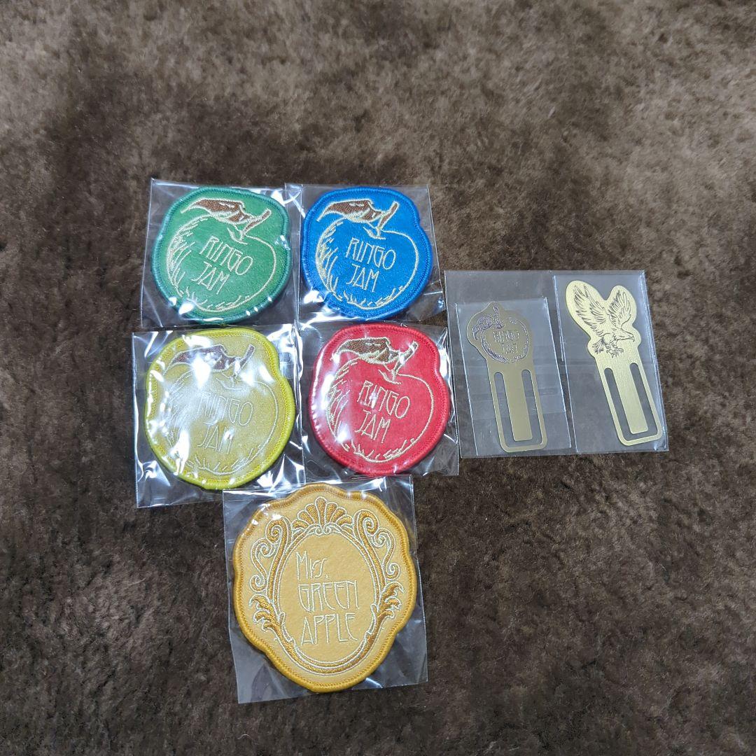 ミセスグリーンアップル　JAM'Sくじ ワッペン5種とブックマーク ミセスグリーンアップル バベルの塔 JAM'Sくじ ワッペン5種 - メルカリ