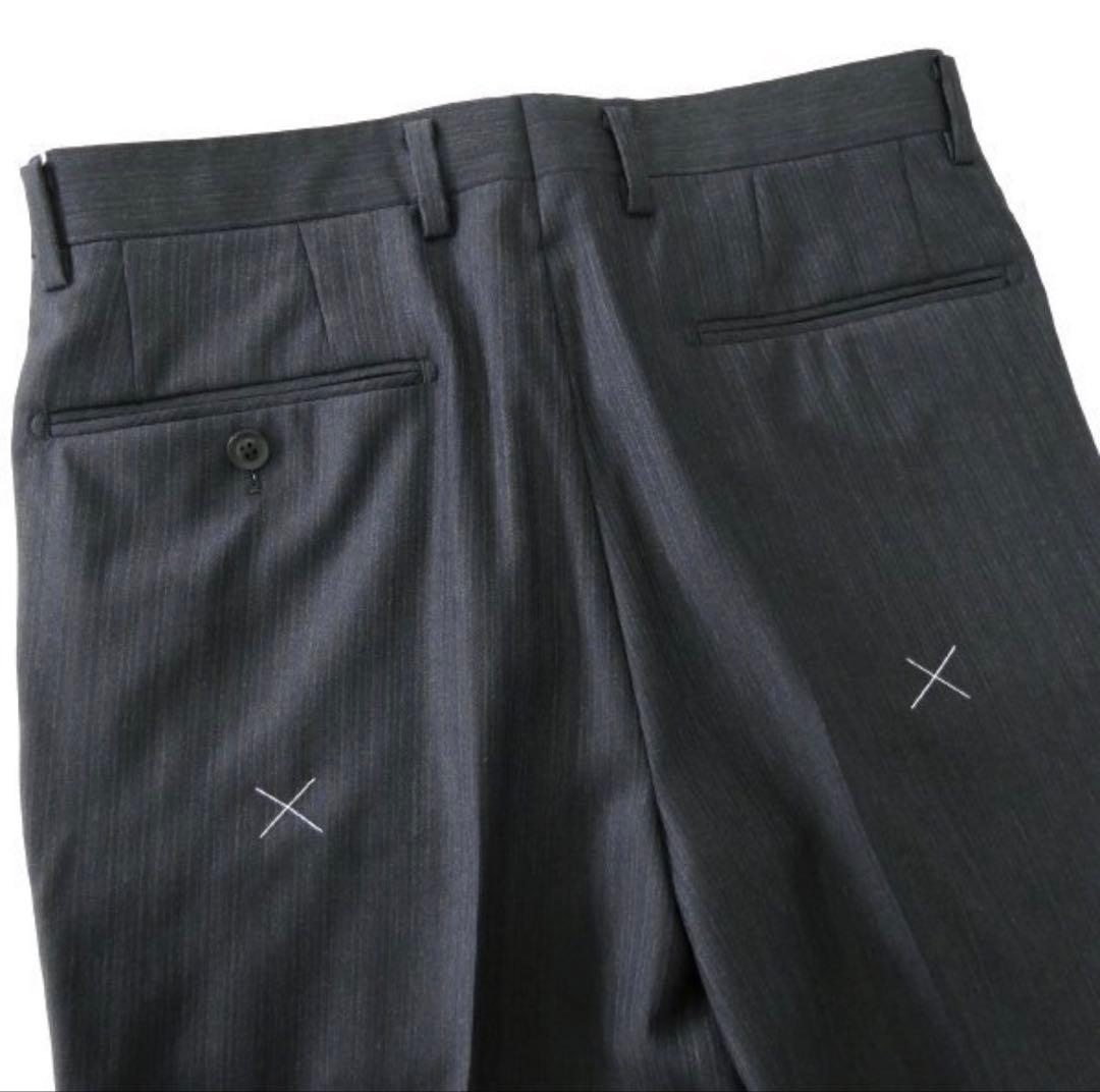 新品】サヴィルロウ DORMEUIL ウール スーツ YA6 濃灰 紺 - メルカリ