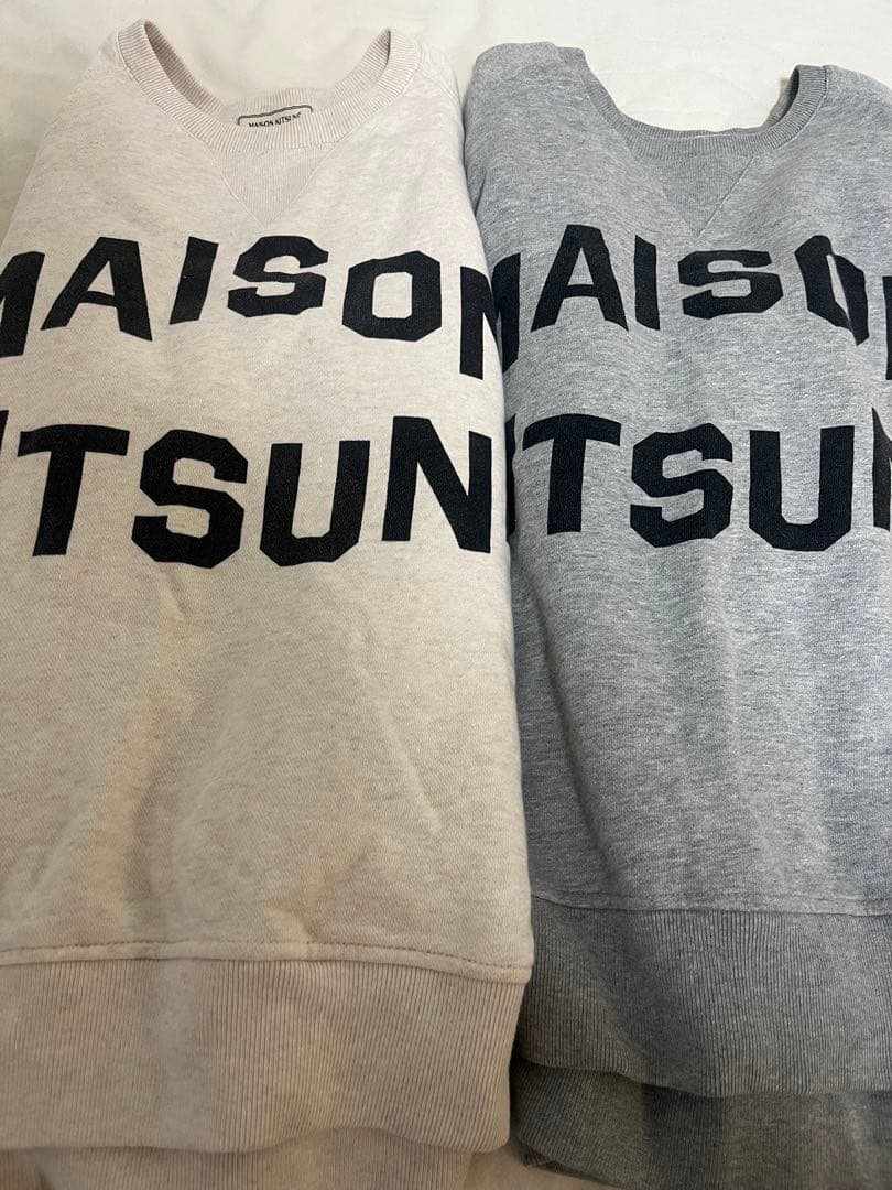 メゾンキツネ　トレーナー　2枚セット 楽天市場】メゾンキツネ スウェット 長袖 ダブルフォックス ヘッド