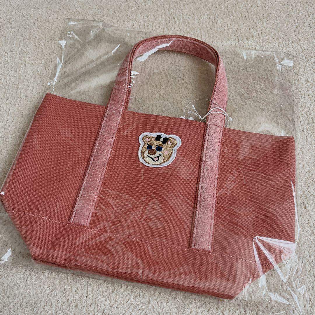 新品】FEILER オールドテディガール ワッペントートバッグ L ピンク