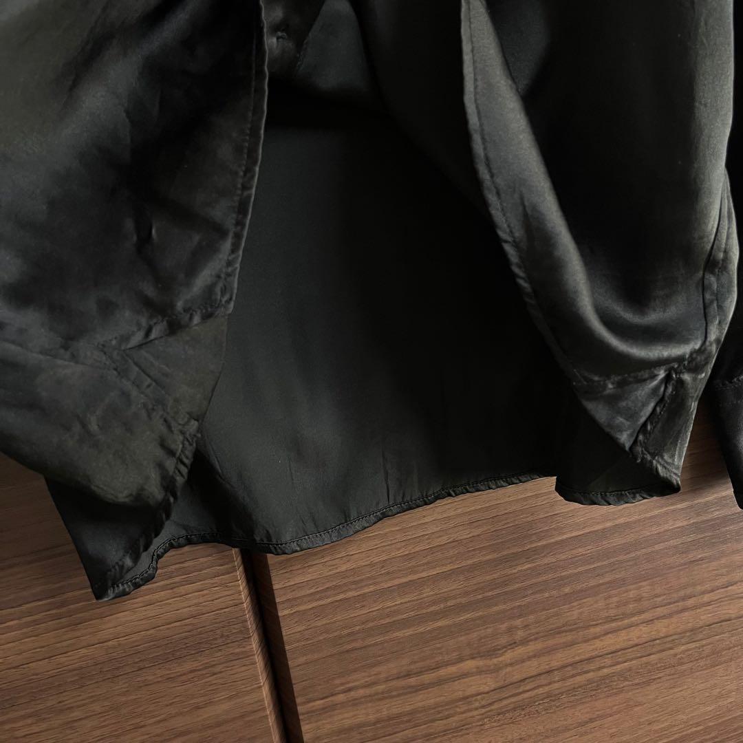 Roen ロエン シルクシャツ フェザーワッペン 羊革 hyde VAMPS