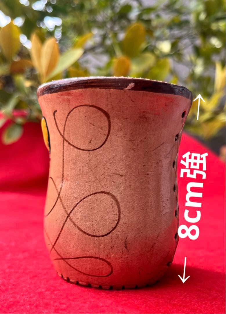 パラグアイ風景が描かれた マテ茶カップ マテ茶器 マテ壺 Mate - メルカリ