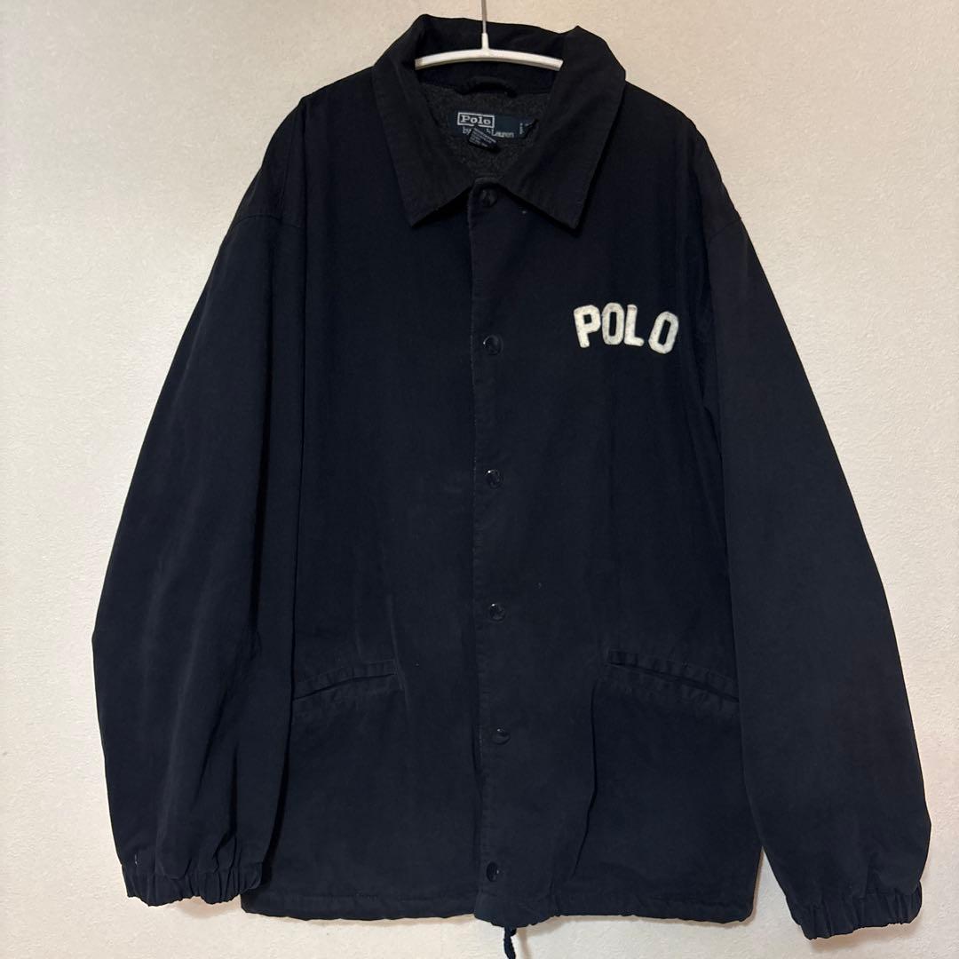 古着 used 90s ポロラルフローレン コーチジャケット ネイビー Mサイズ nina de coito 埼玉県 志木 通販 90S ヴィンテージ RALPH LAUREN POLO