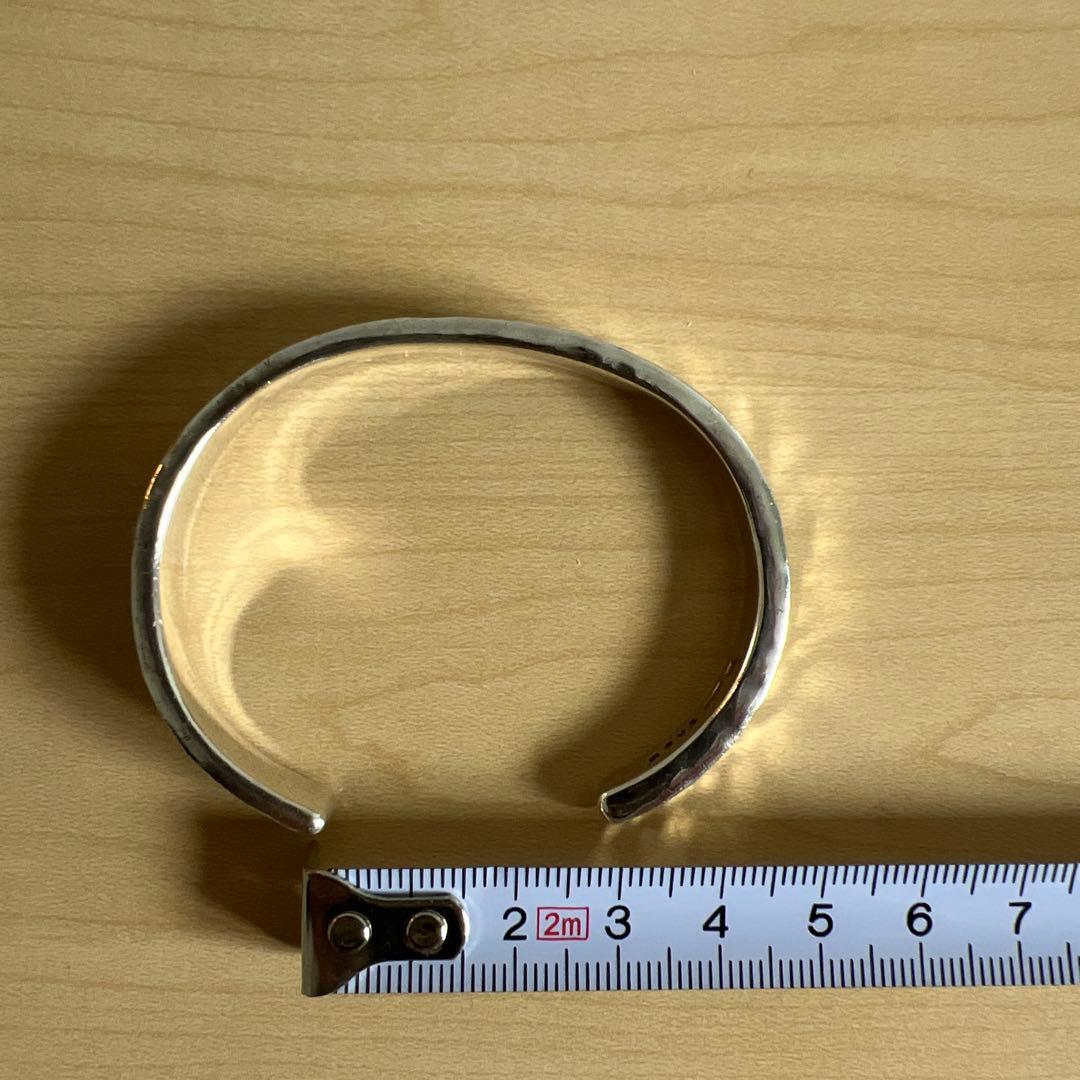 値下げ】市松 バングル silver アシンメトリー - メルカリ