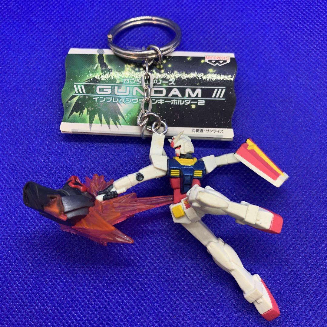 機動戦士ガンダム【ガンダム &ドム】インプレッシヴシーンキーホルダー