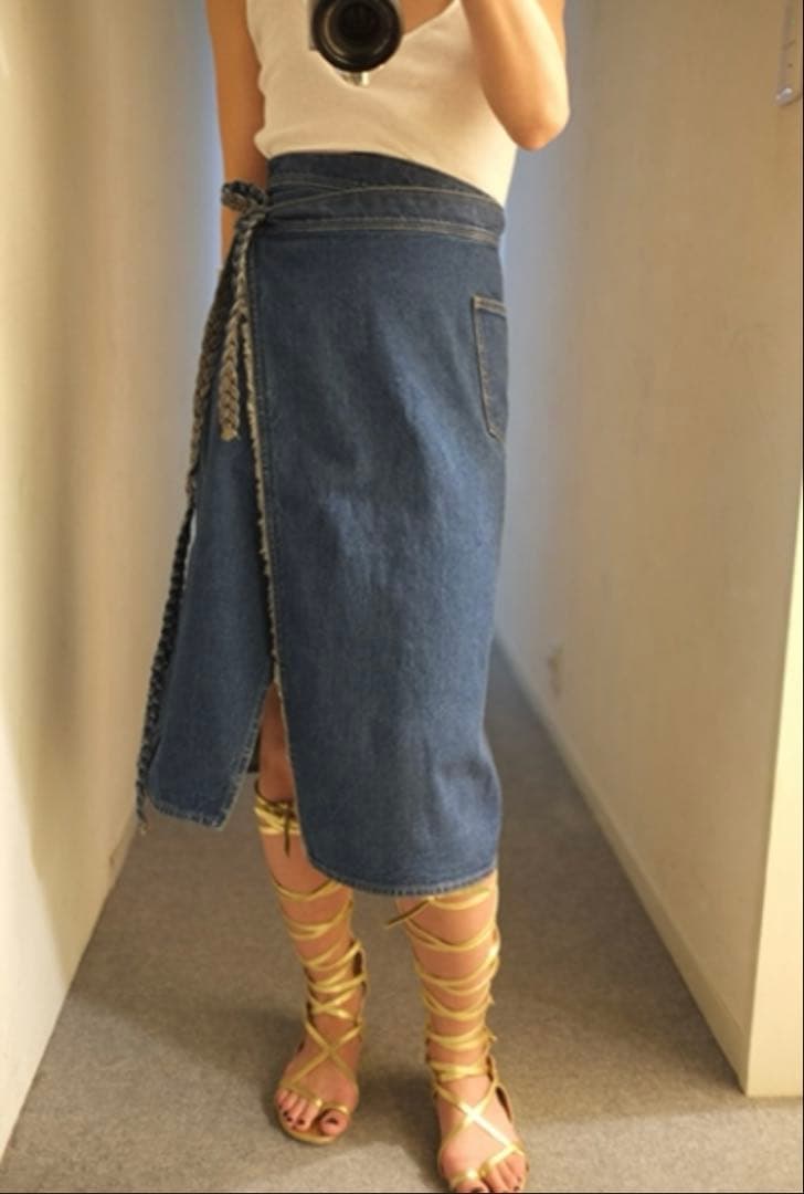 フミカウチダ　FUMIKA_UCHIDA デニムスカート FUMIKA UCHIDA/フミカウチダ】DENIM HIGH-WAIST BUGGY PANTS T-DM002の