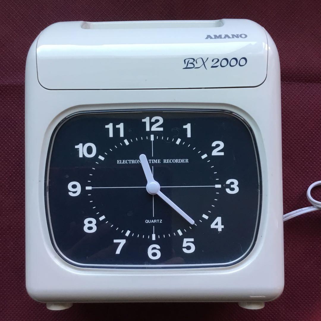 アマノ AMANO タイムレコーダーBX-2000 タイムカード118枚セット