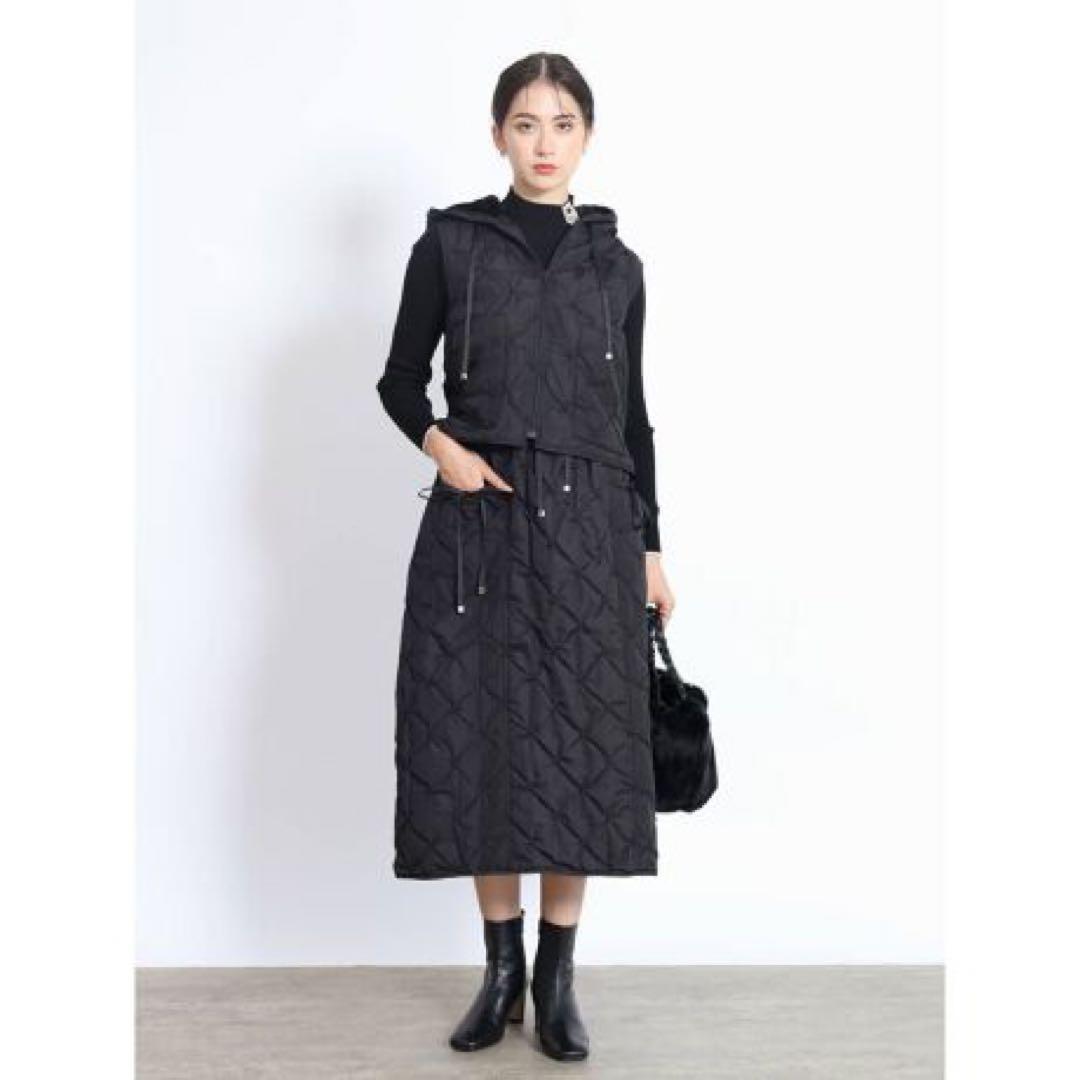 まぁちゃん（FENNEL）ドットキルティングジップベストスカート fennelドットキルティングジップベスト - メルカリ