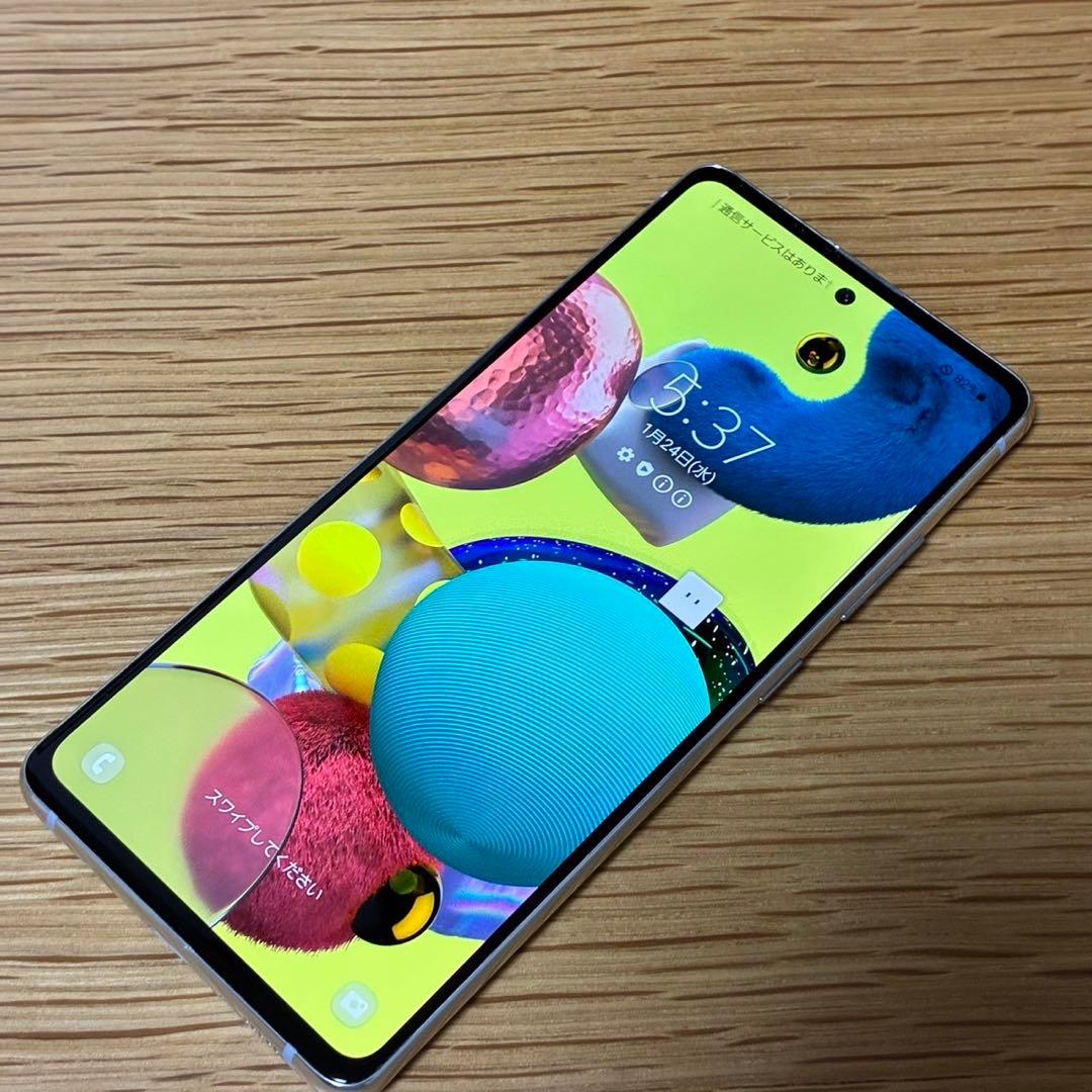 スマートフォン本体 Ya8580 Samsung Galaxy A51 5G SC-54A ドコモ、4眼カメラ搭載のスタンダード5Gスマホ「Galaxy A51 5G SC-54A
