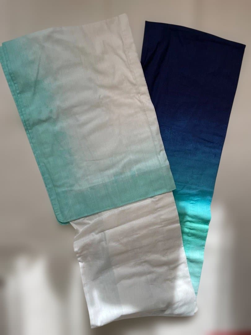 hazama グラデーション浴衣（白から青） ha | za | ma 2ndライン新作のWEB受注会を開始いたしました！ hazama