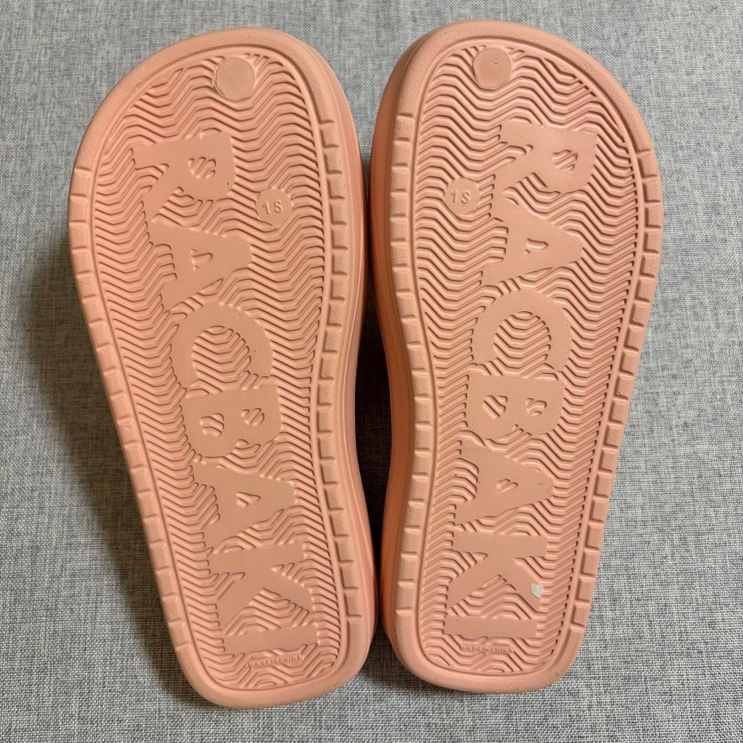 試着のみ】 ラクバキ イージーサンダルS ベビーピンク 姿勢改善 O脚 X