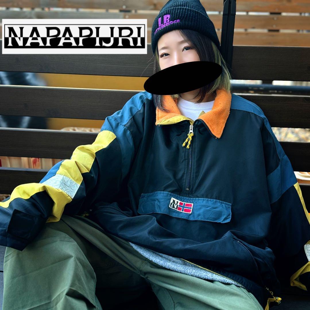 ナパピリ NAPAPIJRI ナイロンジャケット マウンテンパーカー 90s古着