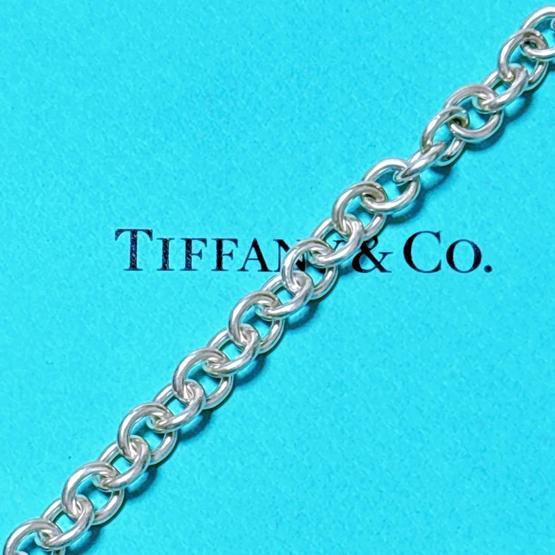 【美品】17.3cm ティファニー サークル トグル ブレスレット SV925