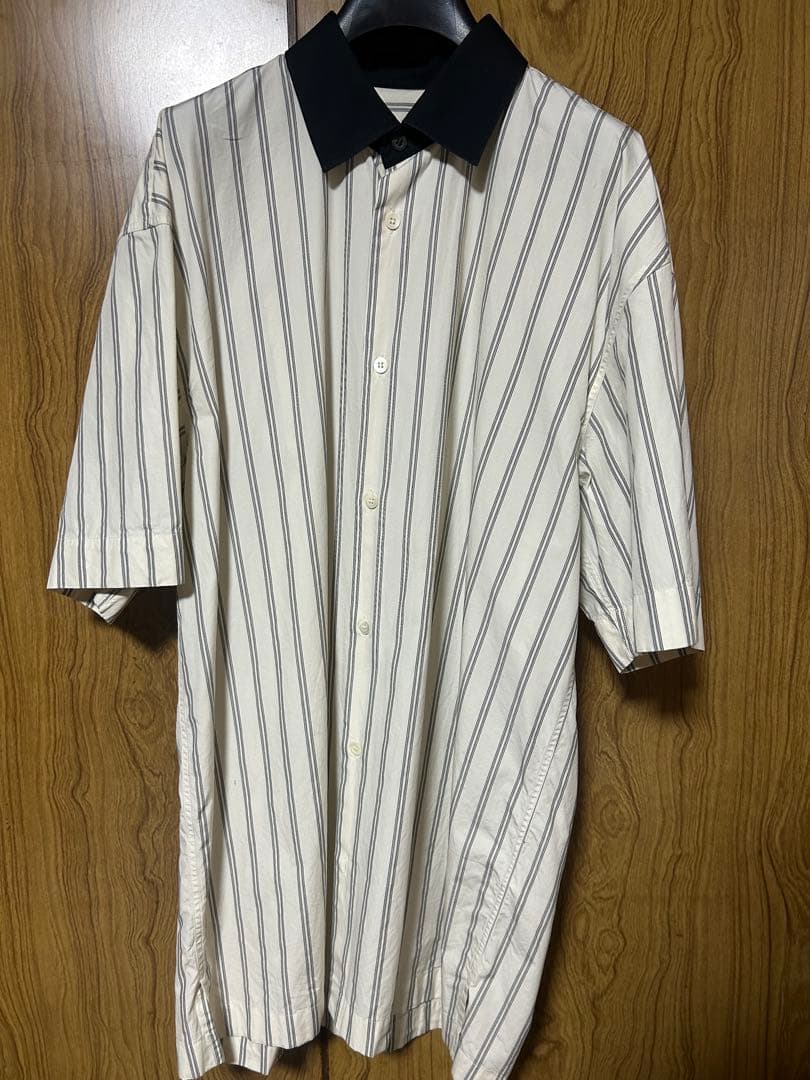 DRIES VAN NOTEN ストライプ 半袖シャツ - メルカリ