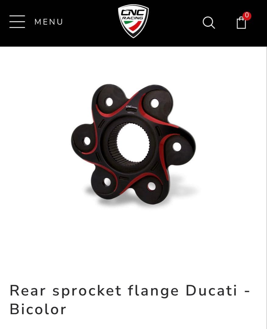 CNC RACING パニガーレV4 リアスプロケットフランジ CNC RACING パニガーレV4 リアスプロケットフランジ リアスプロケット