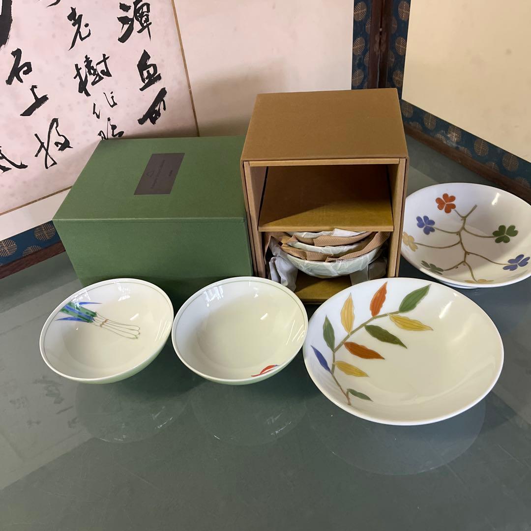 tomokoです❣️ 深川製　飯碗5ケ 楕円形皿2枚 tomoko様専用です❣️ 深川製 飯碗5ケ 楕円形皿2枚 【公式通販】