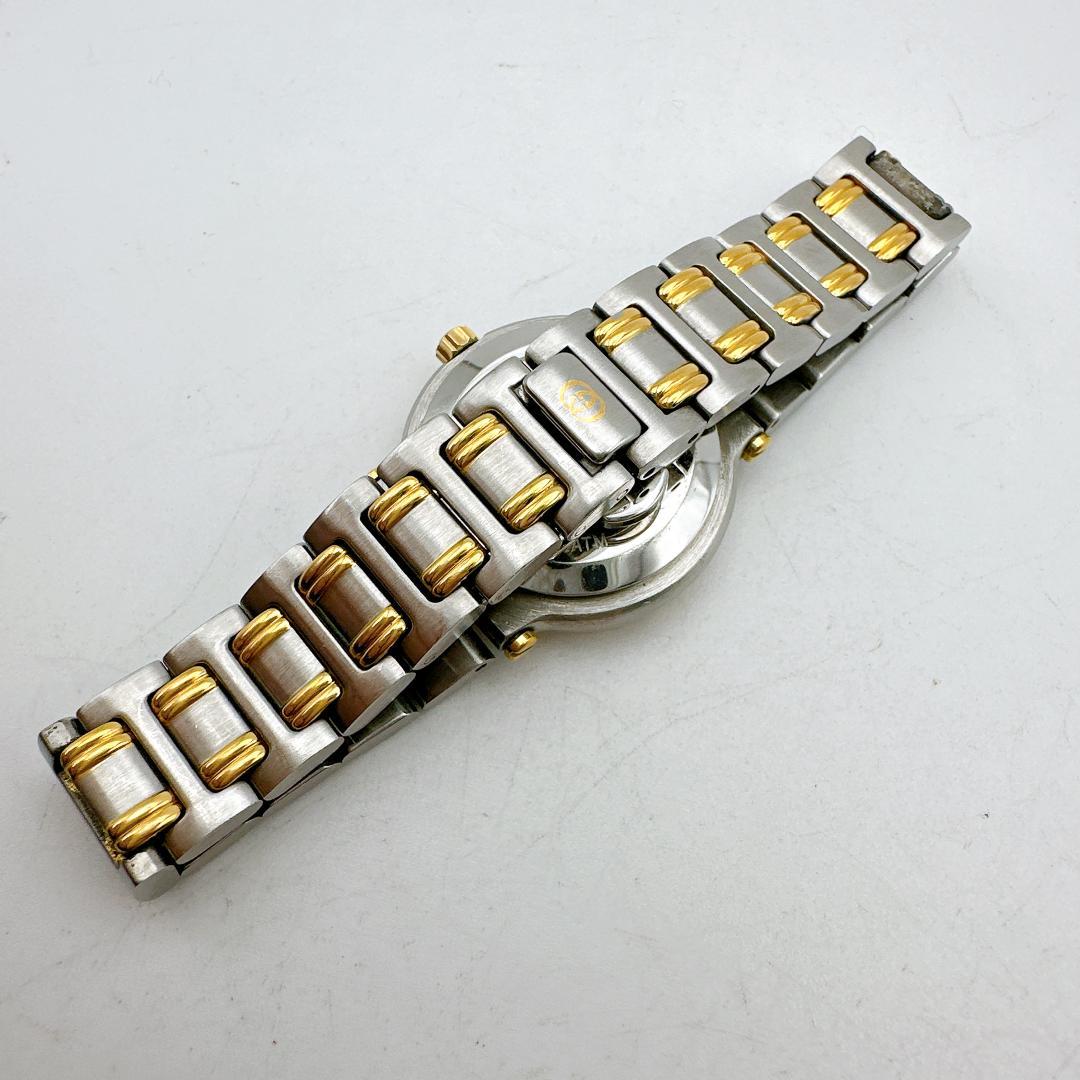 美品 稼動 GUCCI グッチ レディース腕時計 9000L ゴールド デイト