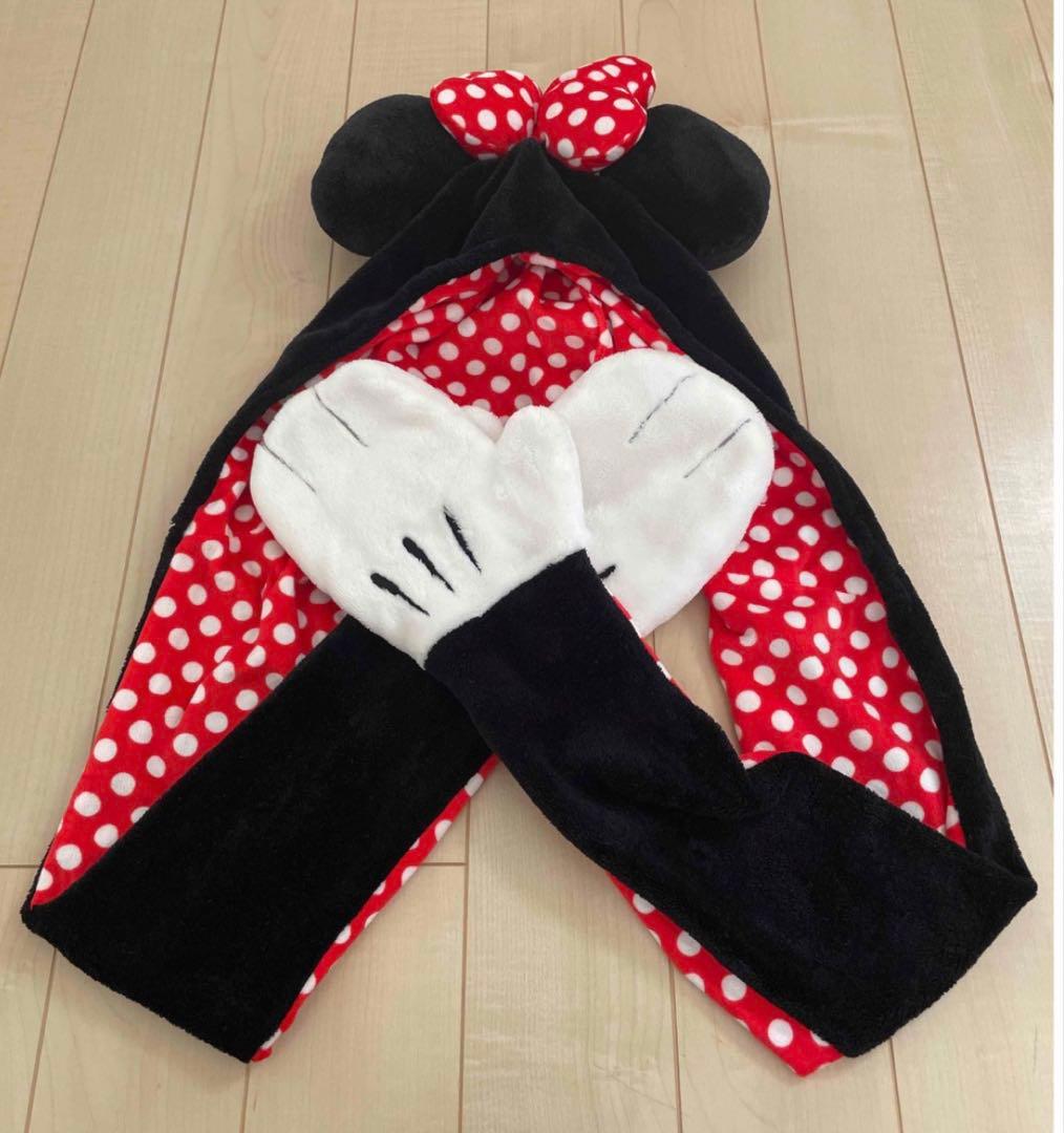 東京ディズニーリゾート ミニーマウス マフラー ファンキャップ 大人用
