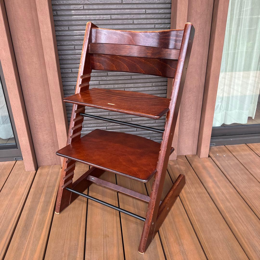 ストッケ トリップトラップ　シリアル0 美品 人気カラー チェリー ストッケ トリップトラップ シリアル0番台