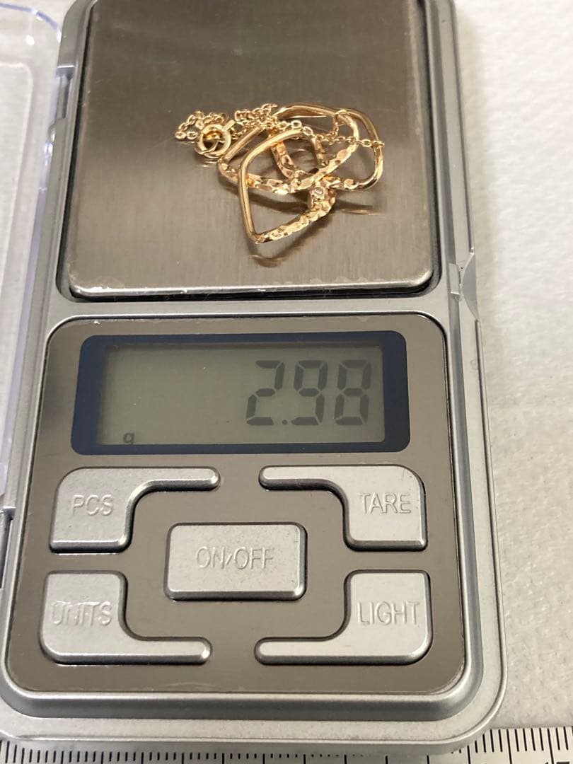 アガット　k10 ダイヤモンド　ブレスレット　2.98g