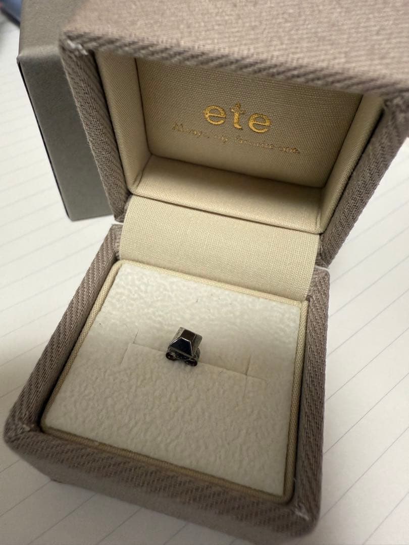 【新品未使用】ete 片耳用ピアス Pierce/single（ピアス片耳用） ｜ ete／ete bijoux | エテ