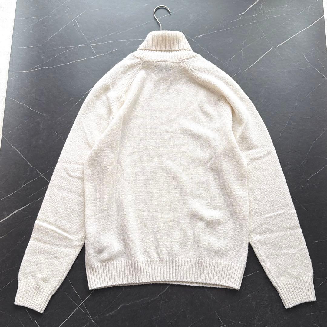 Falconeri カシミヤ100% タートルネックニット メンズM 白 - メルカリ