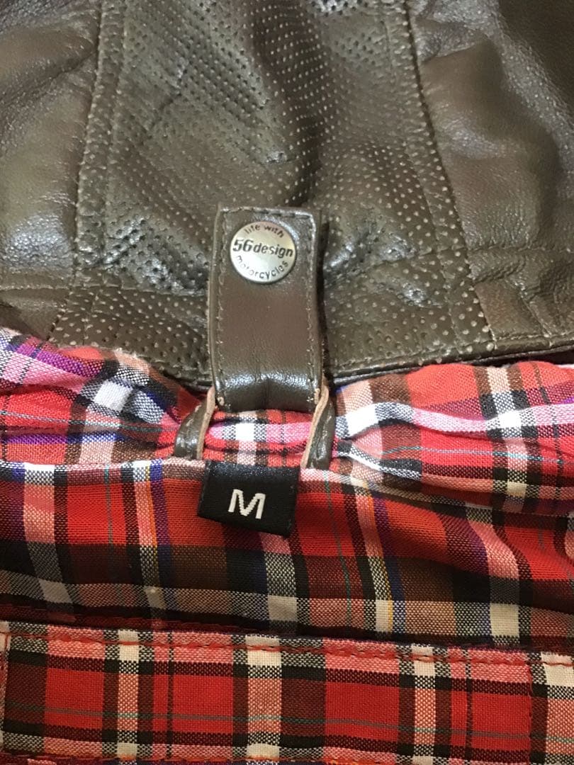 21399 56Design レザージャケット 56 デザイン 羊革 M 美品 - メルカリ