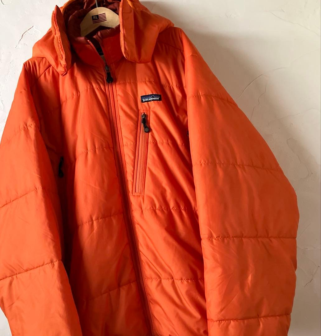 Patagonia パタゴニア パフジャケット オレンジLサイズ - メルカリ