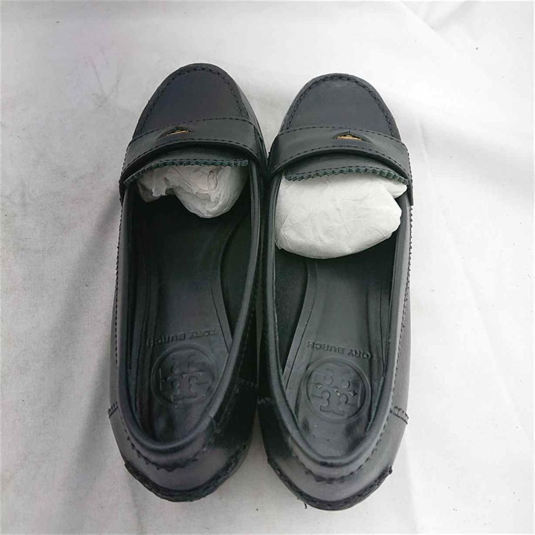 Tory Burch レザー ローファー ブラック系 - メルカリ