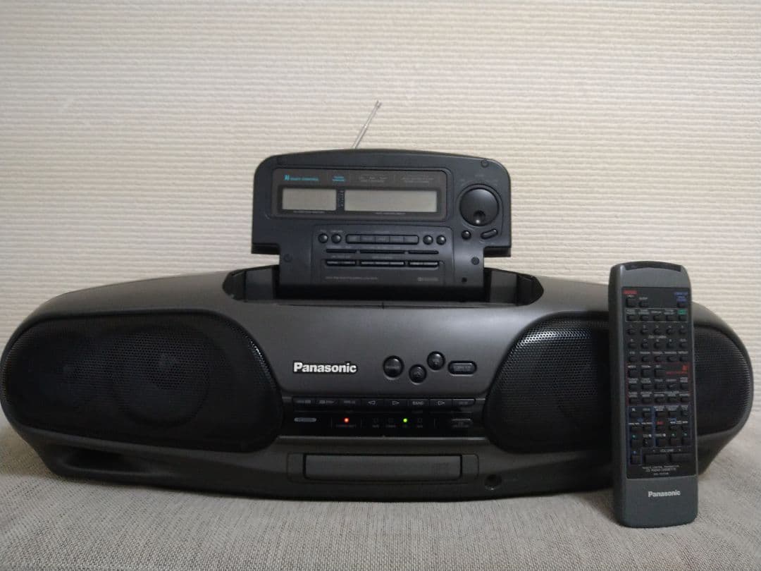 【バブルラジカセ】Panasonic　コブラトップ　RX-DT909　ジャンク Yahoo!オークション -「panasonic rx-dt909」(カセットデッキ