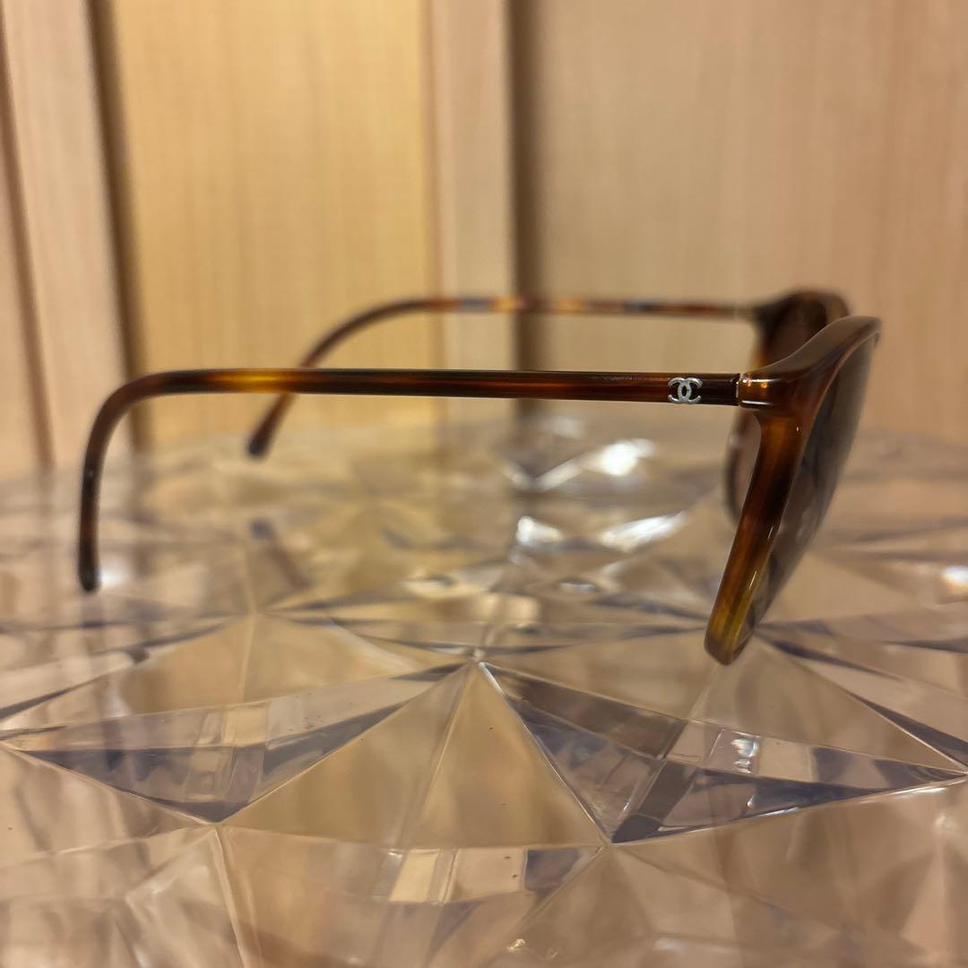 CHANEL キャットアイサングラス ブラウン 美品 - メルカリ