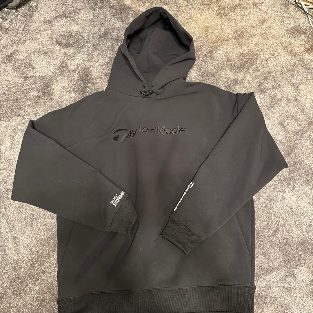 KOG　TaylorMade フード付きスウェット 黒 TaylorMade（テーラーメイド） ゴルフウェア 長袖トレーナー 秋 冬 M