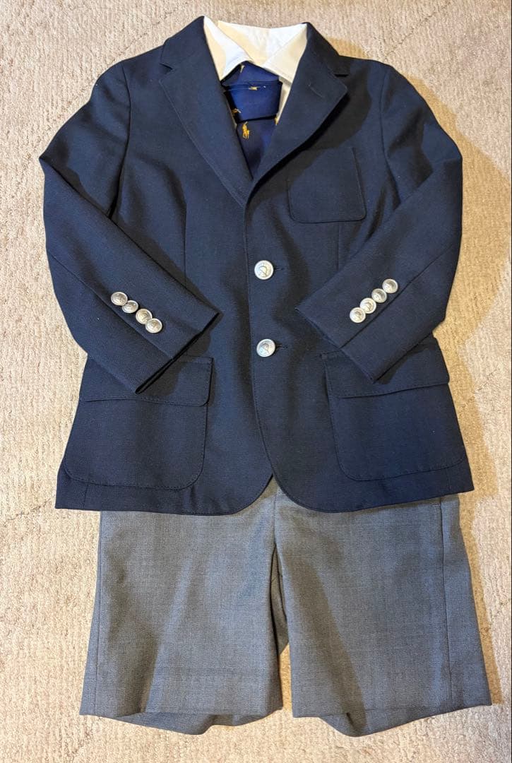 Polo Ralph Lauren ネイビー スーツ120cm Polo アンコンストラクテッド モダン スーツ ジャケット | ラルフ