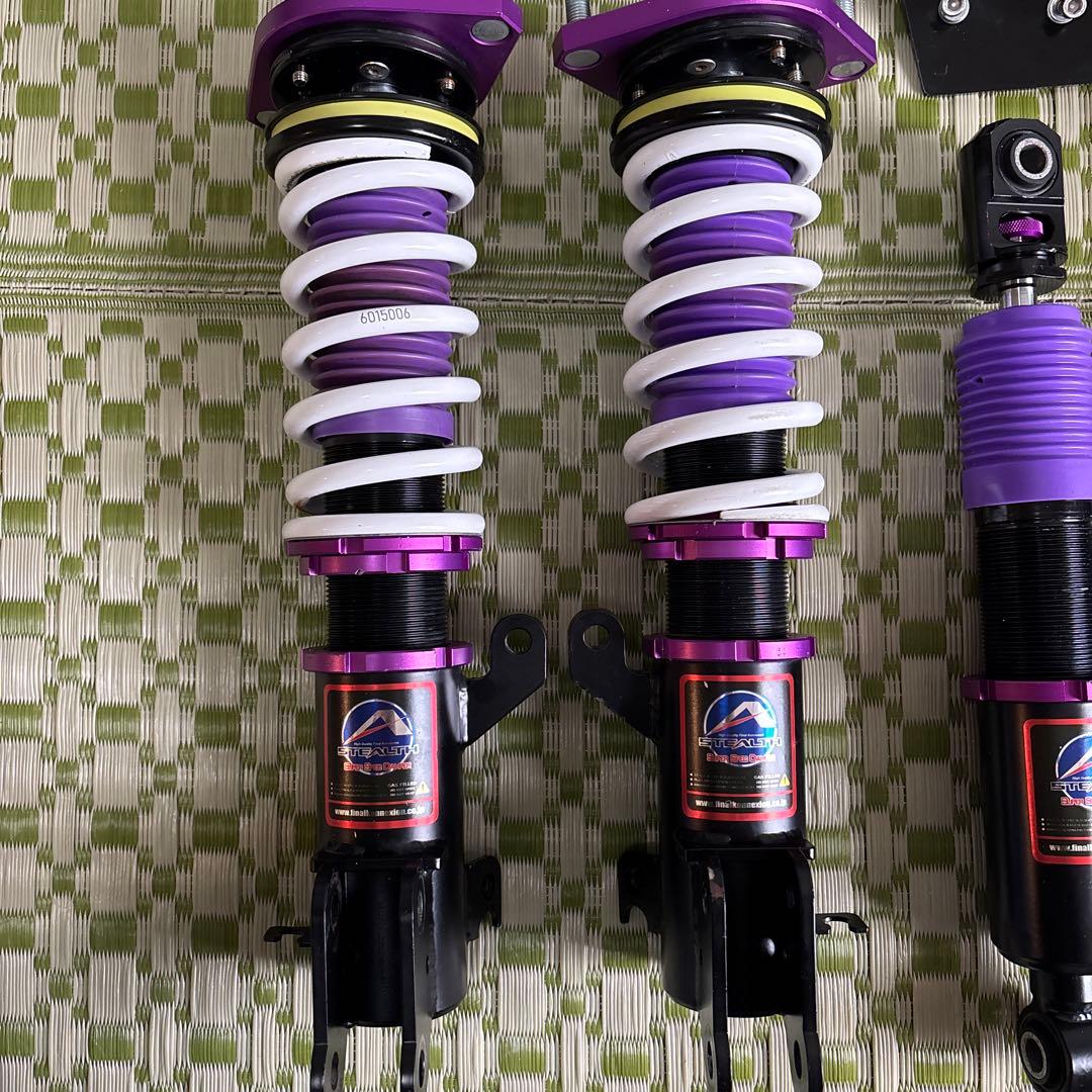 美品）エブリィ da17v w ファイコネ車高調 オジファク スタビセット