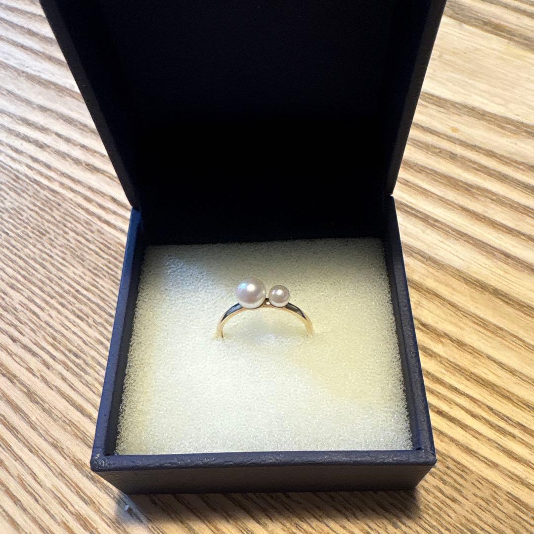 ににゃ様用　ヴァンドーム青山　K10 パールリング ピンキーリング｜ヴイエー ヴァンドーム青山（va vendome aoyama