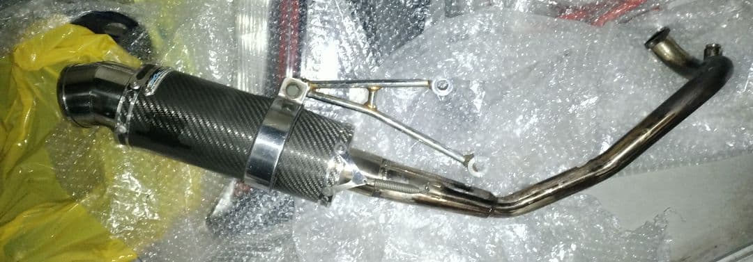 アドレスV125/G用 DCR GPスタイル カーボンマフラー アドレスv125 GPスタイルマフラー gpe-1 - バイクパーツメーカー