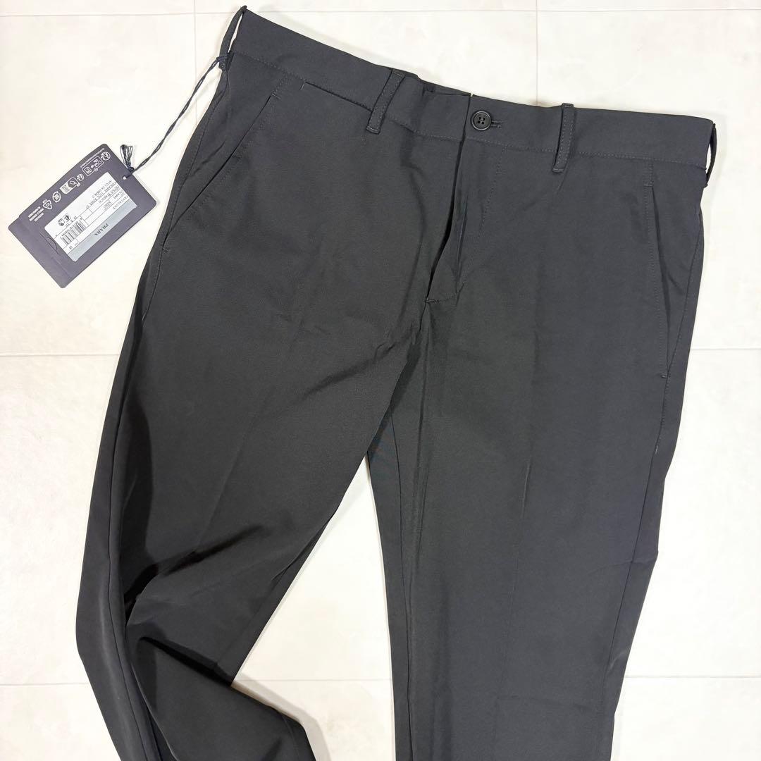 未使用 Prada プラダ ストレッチ ナイロン スラックス パンツ 黒