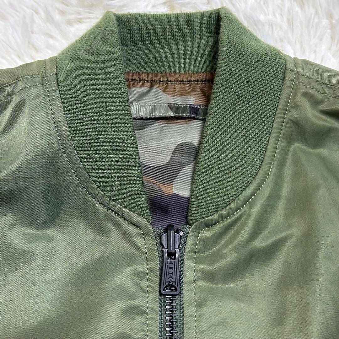 アルファ MA-1 フライトジャケット リバーシブル カモフラ 迷彩柄